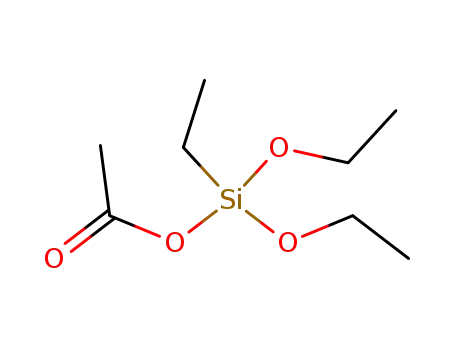 Molecular Structure of 4168-75-6 (acetoxy-diethoxy-ethyl-silane)