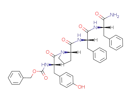 Molecular Structure of 907198-94-1 (Z-Tyr-Pro-Phe-Phe-NH<SUB>2</SUB>)