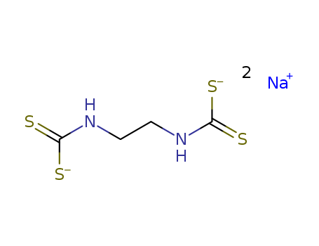 Carbamodithioic acid,N,N'-1,2-ethanediylbis-, sodium salt (1:2)(142-59-6)