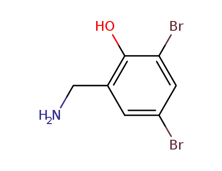 Molecular Structure of 5428-91-1 (3,5-DIBROMO-2-HYDROXYBENZYLAMINE)