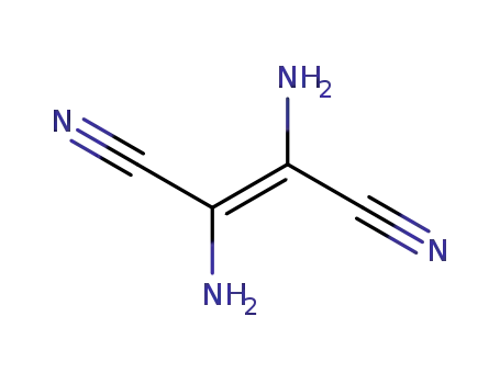 Molecular Structure of 20344-79-0 ((E)-1,2-Diamino-1,2-dicyanoethene)