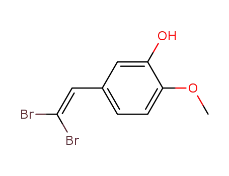 Phenol, 5-(2,2-dibromoethenyl)-2-methoxy-