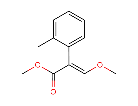 Molecular Structure of 103455-45-4 ((E)-methyl 3-methoxy-2-(2-methylphenyl)propenoate)