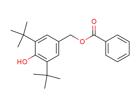 Molecular Structure of 96506-55-7 (4-hydroxy-3,5-di-tert-butylbenzyl benzoate)
