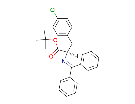 tert-butyl (R)-3-(4-chlorophenyl)-2-(diphenylmethanediylamino)propanoate