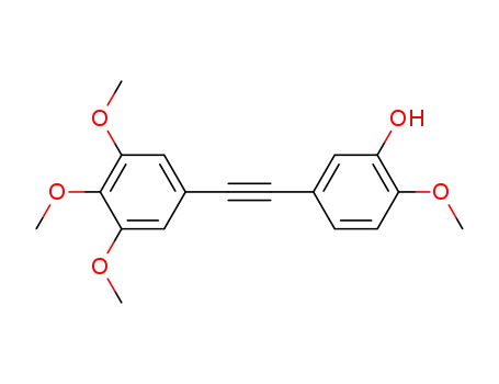 Phenol, 2-methoxy-5-[(3,4,5-trimethoxyphenyl)ethynyl]-