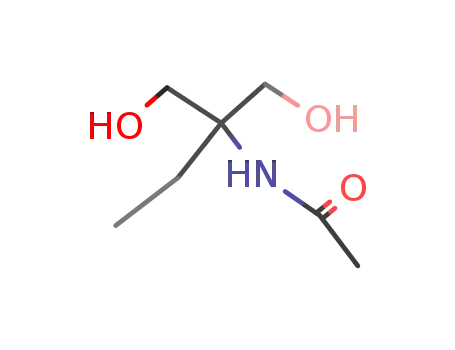 Molecular Structure of 39116-23-9 (2-acetamido-2-ethyl-1,3-propanediol)