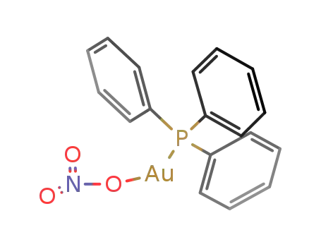 Molecular Structure of 14897-32-6 (Au(triphenylphosphine)(NO3))