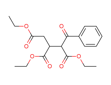 4-oxo-4-phenyl-butane-1,2,3-tricarboxylic acid triethyl ester