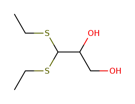 3,3-bis-diethylsulfanyl-propane-1,2-diol