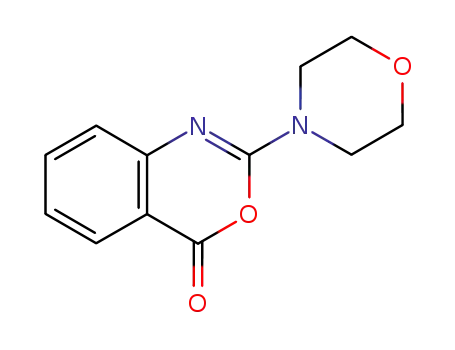Molecular Structure of 23494-28-2 (2-morpholin-4-yl-benzo[d][1,3]oxazin-4-one)