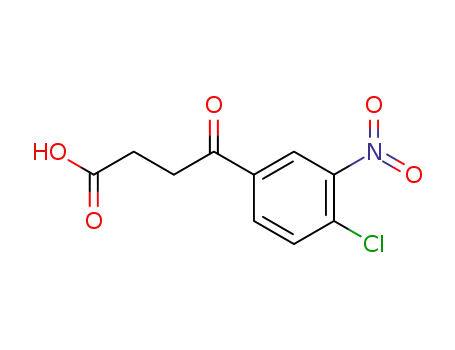 Molecular Structure of 84314-04-5 (4-(4-chloro-3-nitrophenyl)-4-oxobutanoic acid)