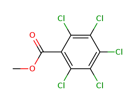 Molecular Structure of 51877-62-4 (Pentachlorbenzoesaeure-methylester)