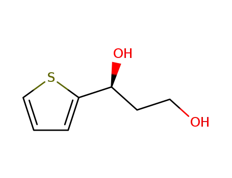 Molecular Structure of 556801-67-3 (1,3-Propanediol, 1-(2-thienyl)-, (1S)-)