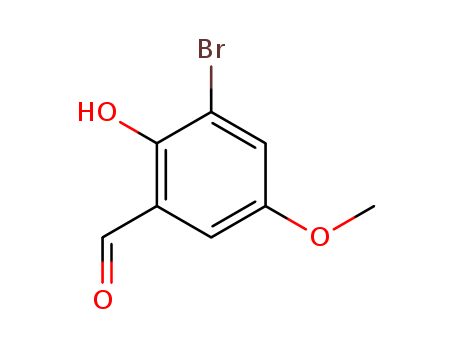 3-bromo-2-hydroxy-5-methoxy-benzaldehyde