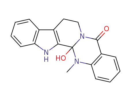 Molecular Structure of 1238-43-3 (Hydroxyevodiamine)