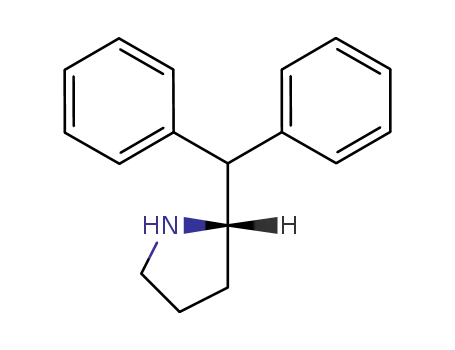 Molecular Structure of 119237-64-8 ((S)-2-DIPHENYLMETHYLPYRROLIDINE)