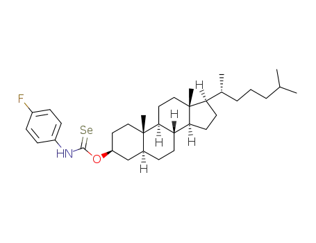 N-(4-fluorophenyl)selenocarbamate of cholestanol