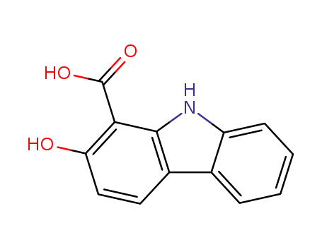 Molecular Structure of 23077-32-9 (2-hydroxy-9H-carbazole-1-carboxylic acid)