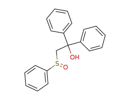 Molecular Structure of 23975-23-7 (1,1-diphenyl-2-(phenylsulfinyl)ethanol)