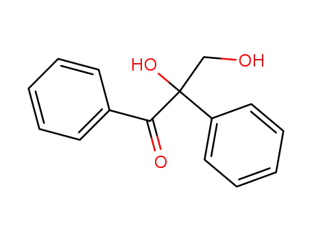 Molecular Structure of 15121-78-5 (2,3-dihydroxy-2-phenylpropiophenone)