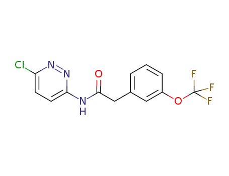 N-(6-chloropyridazin-3-yl)-2-(3-(trifluoromethoxy)phenyl)acetamide