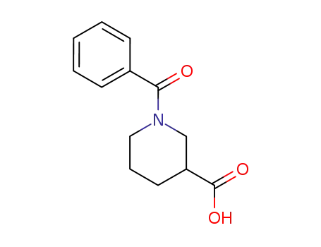 Molecular Structure of 13850-76-5 (1-Benzoyl-3-piperidinecarboxylic acid)