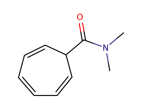 Molecular Structure of 32399-49-8 (2,4,6-Cycloheptatriene-1-carboxamide,N,N-dimethyl-(8CI,9CI))
