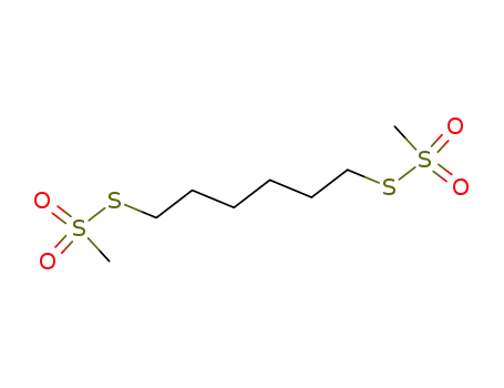 Molecular Structure of 56-01-9 (1,6-HEXANEDIYL BISMETHANETHIOSULFONATE)