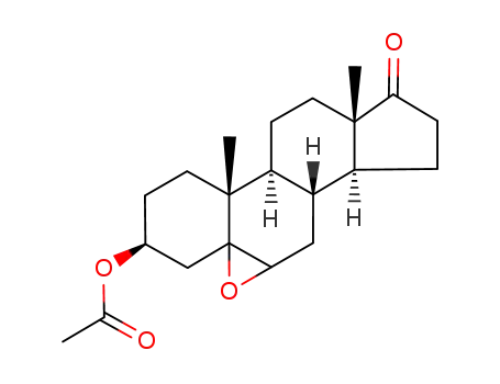 Molecular Structure of 929270-02-0 ((3S,6aR,6bS,9aS,11aS,11bR)-9a,11b-dimethyl-9-oxohexadecahydrocyclopenta[1,2]phenanthro[8a,9-b]oxiren-3-yl acetate)