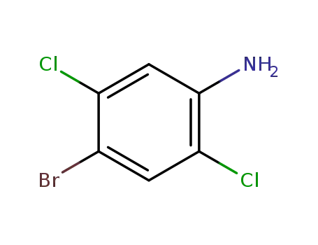 Molecular Structure of 1940-27-8 (4-Bromo-2,5-dichlorobenzenamine)