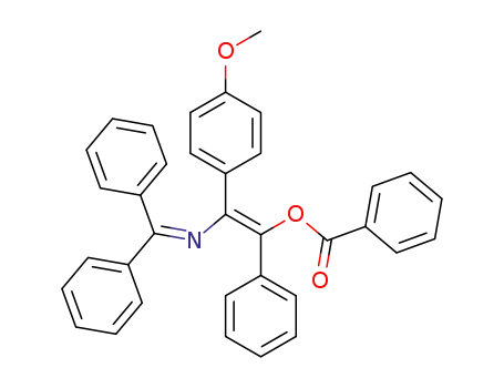 4-benzoyloxy-3-(p-methoxyphenyl)-1,4,4-triphenyl-2-azabuta-1,3-diene