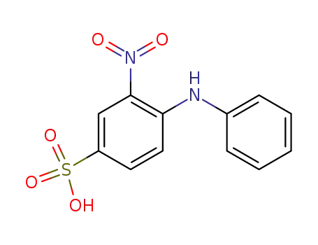 Molecular Structure of 76476-05-6 (2-nitrodiphenylamine-4-sulfonic acid)