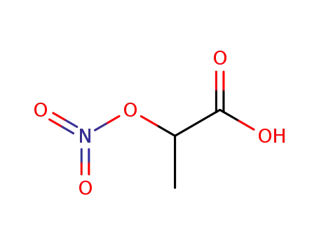 Molecular Structure of 1860-18-0 (Propanoic acid, 2-(nitrooxy)-)