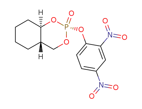 Molecular Structure of 74431-09-7 (2-(2,4-dinitrophenoxy)-2-oxo-trans-5,6-tetramethylene-1,3,2-dioxaphosphorinane)