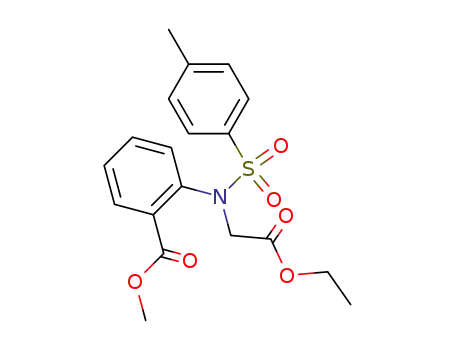 Methyl 2-[(2-ethoxy-2-oxoethyl)-(4-methylphenyl)sulfonylamino]benzoate