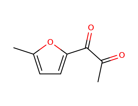 Molecular Structure of 1197-20-2 (1-(5-methyl-2-furyl)propane-1,2-dione)