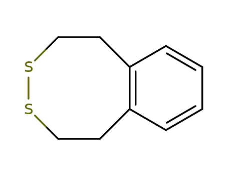 Molecular Structure of 128846-12-8 (5,6,9,10-Tetrahydro-7,8-dithia-benzocyclooctene)