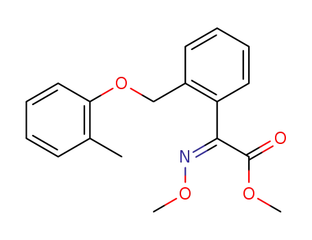 Molecular Structure of 248582-68-5 (methyl (Z)-O-methyloximino-2-[(2-methyl)phenoxymethyl]phenylacetate)