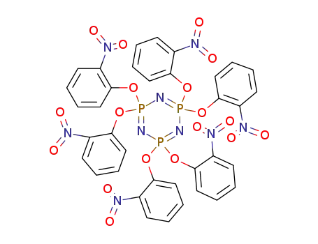 Molecular Structure of 27122-72-1 (2,2,4,4,6,6-hexakis(2-nitrophenoxy)-1,3,5,2lambda~5~,4lambda~5~,6lambda~5~-triazatriphosphinine)