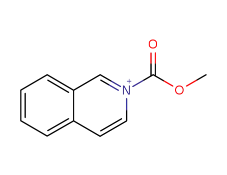 N-(methoxycarbonyl)isoquinolinium ion