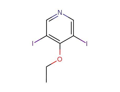 Molecular Structure of 767333-76-6 (4-ethoxy-3,5-diiodopyridine)