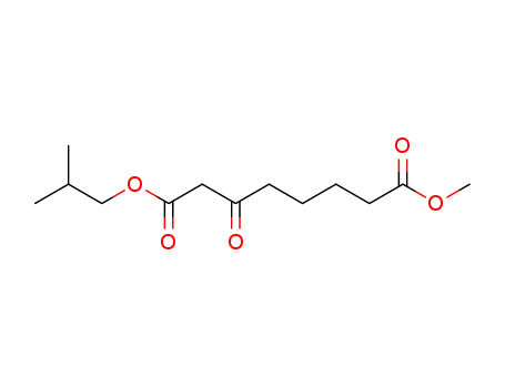 Molecular Structure of 142886-30-4 (1-O-Isobutyl 8-O-methyl 3-oxooctanedioate)