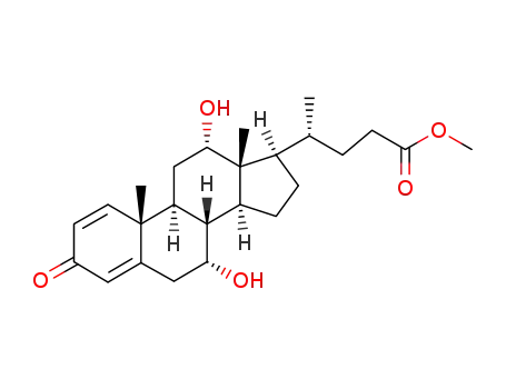 methyl 3-oxo-7α,12α-dihydroxy-1,4-choladienate