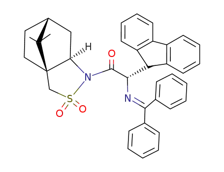 Molecular Structure of 138582-70-4 (N-(diphenylmethylene)-L-2-(9-fluorenyl)glycinesultam)