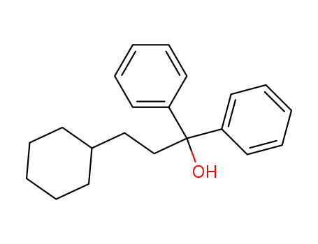3-cyclohexyl-1,1-diphenylpropan-1-ol