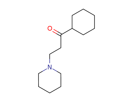 1-Propanone, 1-cyclohexyl-3-(1-piperidinyl)-