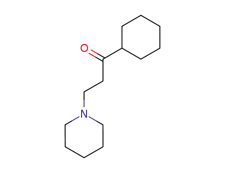 Molecular Structure of 30257-63-7 (1-cyclohexyl-3-piperidino-propan-1-one)