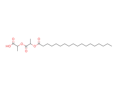 Molecular Structure of 14440-80-3 (2-(1-carboxyethoxy)-1-methyl-2-oxoethyl stearate)