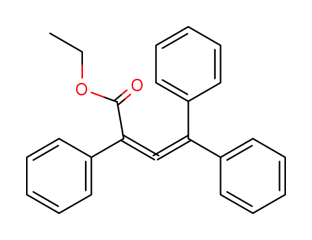 Molecular Structure of 36858-84-1 (α-(Diphenylvinylidene)benzeneacetic acid ethyl ester)